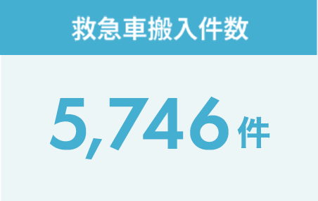 救急車搬入件数：5,617件